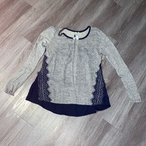 Society girl long sleeve shirt